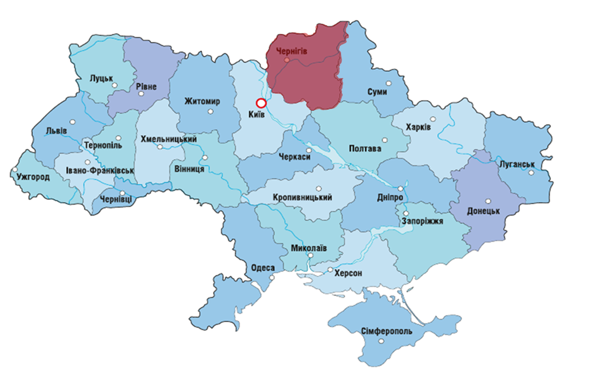 ЧЕРНІГІВСЬКА ОБЛАСТЬ